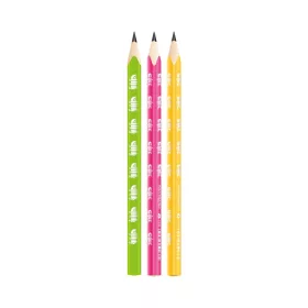   Grafitceruza HB, háromszögletű 6 db/bliszter Keyroad Jumbo vegyes színek