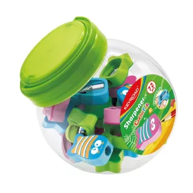   Hegyező 1 lyukú 72 db/display Keyroad Funnyfish vegyes színek