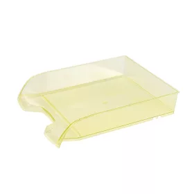   Irattálca műanyag 550 extra széles 345x270x67mm, Bluering®, áttetsző sárga