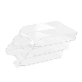   Irattálca műanyag 550 extra széles 345x270x67mm, Bluering®, víztiszta