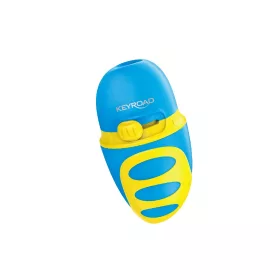   Hegyező 1 lyukú tartályos, fedeles, multifunkciós 18 db/display Keyroad Duo Sharpy vegyes színek