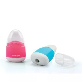   Hegyező 1 lyukú tartályos, radírral Keyroad Navy vegyes színek