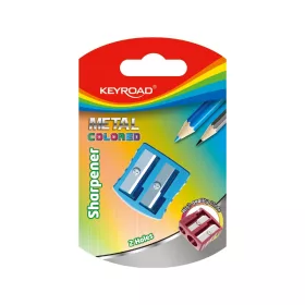   Hegyező 2 lyukú fém Keyroad Metal Colourful vegyes színek