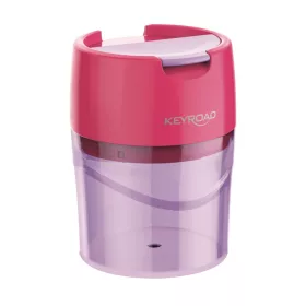   Hegyező 2 lyukú tartályos, fedeles, fém belsővel Keyroad Robby vegyes színek