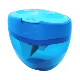   Hegyező 3 lyukú tartályos, fedeles 12 db/display Keyroad Tris vegyes színek