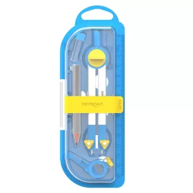   Körző ceruzás/betétes, fém pótbetéttel Keyroad Circle Master vegyes színek