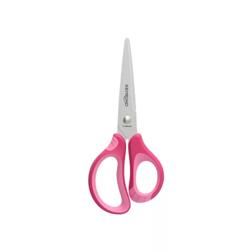 Olló 13 cm tompa fejű Keyroad Soft Grip vegyes színek