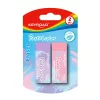 Radír, PVC mentes 2 db/bliszter Keyroad Pastel Color vegyes színek
