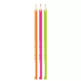   Színes ceruza készlet háromszögletű Keyroad Neon 6 klf. neon szín