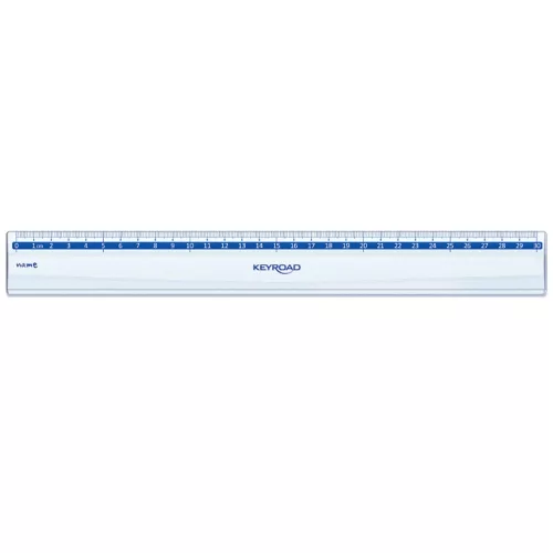 Vonalzó 30 cm, klasszikus Keyroad