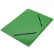 Gumis mappa A4, 400g. karton Glossy zöld