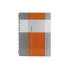 Spirálfüzet A5, 80lap vonalas, keményfedelű Marker Linear