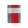 Spirálfüzet A5, 80lap kockás, keményfedelű Marker Linear