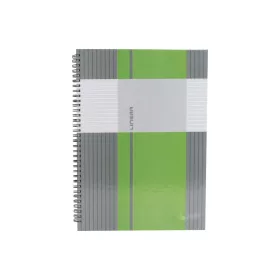   Spirálfüzet A6, 80lap vonalas, keményfedelű Marker Linear