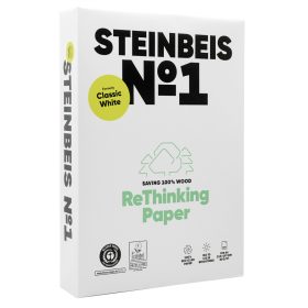   Másolópapír A4, 80g, Steinbeis No1. újrahasznosított ISO 70 fehérségű 500ív/csomag