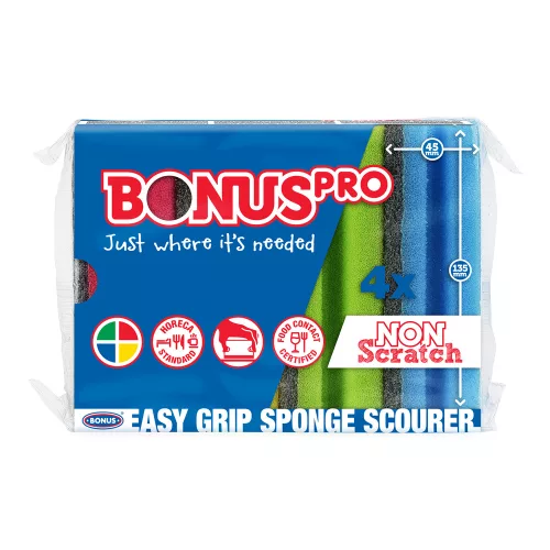 Mosogatószivacs 4 db/csomag formázott HoReCa BonusPRO_B118