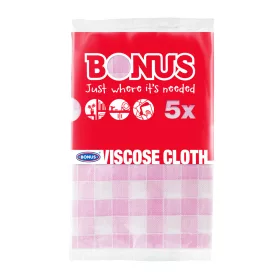 Mosogató kendő 5 db/csomag Viszkóz Bonus_B347