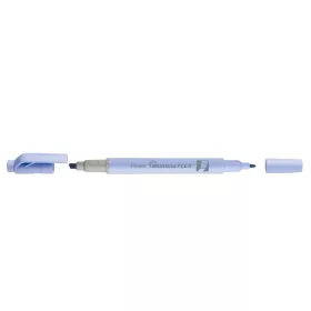   Szövegkiemelő kétvégű 1/3,5mm, vágott és kúphegyű, Pentel pasztell világoskék
