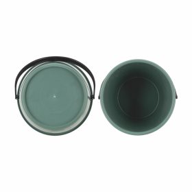 Vödör 5 literes műanyag fedél nélkül zöld