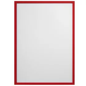 Infókeret A4, mágneses ITSA4M 01 Franken piros
