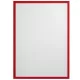 Infókeret A4, mágneses ITSA4M 01 Franken piros