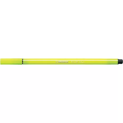 Rostirón, filctoll 1mm, STABILO Pen 68 neon sárga