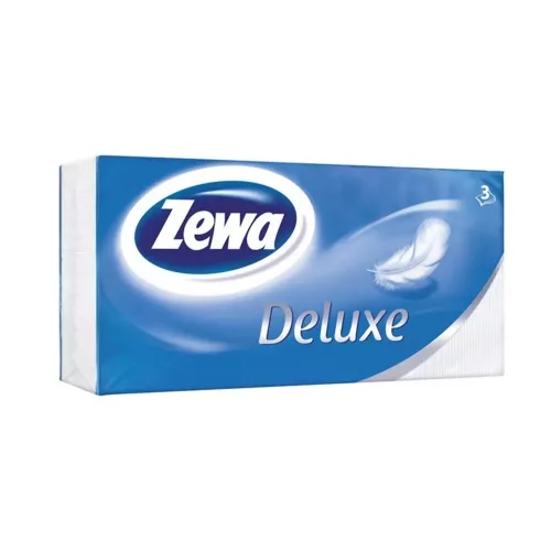 Papírzsebkendő 3 rétegű 90 db/csomag Zewa Deluxe Illatmentes