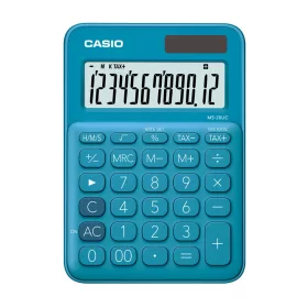   Számológép asztali 12 digit nagy kijelző Casio MS 20 UC kék