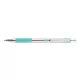 Golyóstoll 0,7mm, pasztell zöld test, Zebra F-301, írásszín kék