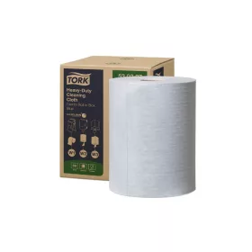   Ipari törlő 1 rétegű tekercses átmérő: 25 cm 280 lap/106,4 méter/tekercs 1 tekercs/karton Premium W1/2/3 TORK_530237 kék
