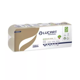   Toalettpapír 2 rétegű kistekercses 180 lap/tekercs 10 tekercs/csomag Eco Natural 10 Lucart_811822J barna