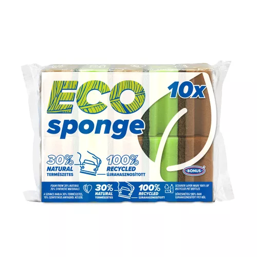 Mosogatószivacs 10 db/csomag formázott Bonus B323