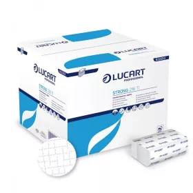   Szalvéta adagolóba 2 rétegű hajtogatott 150 lap/cs 40 cs/karton hófehér Strong 216 TI Lucart _832293D