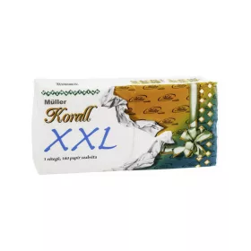   Szalvéta 1 rétegű lapméret: 32 x 32 cm 180 lap/csomag fehér Korall XXL