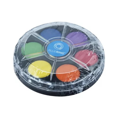 Vízfesték készlet 6 darabos kerek Bluering®