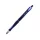 Golyóstoll nyomógombos Bluering® V5 kék test gumírozott fogó, írásszín kék