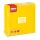 Szalvéta 2 rétegű 1/4 hajtású 33 x 33 cm 50 lap/csomag Smart Table Fato_82623000 sárga