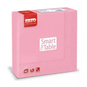   Szalvéta 2 rétegű 1/4 hajtású 33 x 33 cm 50 lap/csomag Smart Table Fato_82621500 rózsaszín