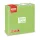 Szalvéta 2 rétegű 1/4 hajtású 33 x 33 cm 50 lap/csomag Smart Table Fato_82623200 zöldalma