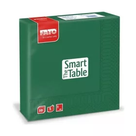   Szalvéta 2 rétegű 1/4 hajtású 33 x 33 cm 50 lap/csomag Smart Table Fato_82622300 erdőzöld