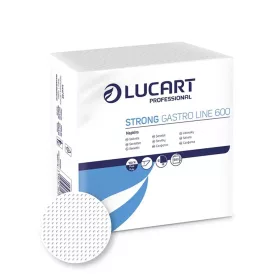   Szalvéta 1 rétegű 18 x 18 cm 600 lap/csomag Gastro Line 600 Lucart_832334 fehér