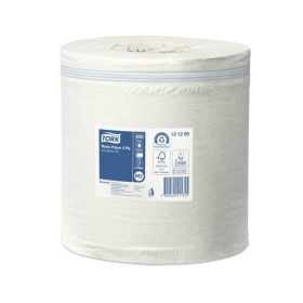   Kéztörlő 2 rétegű tekercses átmérő: 16,2 cm 121,5 m/tekercs 6 tekercs/karton M2 Universal Tork_121208 fehér