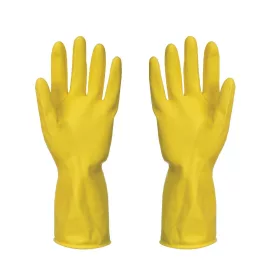 Gumikesztyű L háztartási pár Safety First sárga
