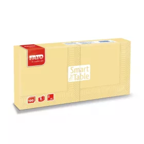   Szalvéta koktél 2 rétegű 1/4 hajtású 24 x 24 cm 100 lap/csomag Smart Table Fato_82541003 pezsgő