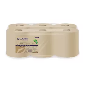   Kéztörlő 2 rétegű laponkénti átmérő: 18 cm 450 lap/tek 6 tek/karton EcoNatural L-One Maxi 450 Lucart _852277 barna