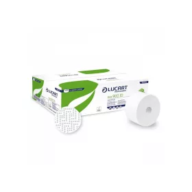   Toalettpapír 2 rétegű közületi átmérő: 19 cm 900 lap/tekercs 12 tekercs/csomag Eco 900 ID Lucart_812178S fehér