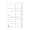 Gyűrűs kalendárium utántöltő csomag  2/451 fehér papíros telefon regiszter M mérethez Realsystem