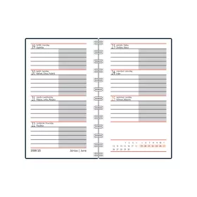   Zsebnaptár spirálozott SP3 mini heti fehér lapokkal levelek Realsystem 2027.