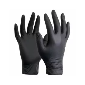   Gumikesztyű nitril púdermentes M 100 db/doboz Guarder®_fekete