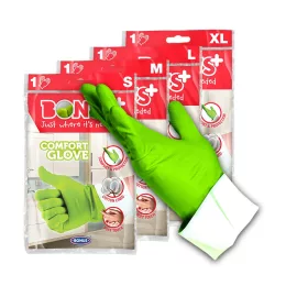 Gumikesztyű XL háztartási Bonus+ Komfort_B036 zöld